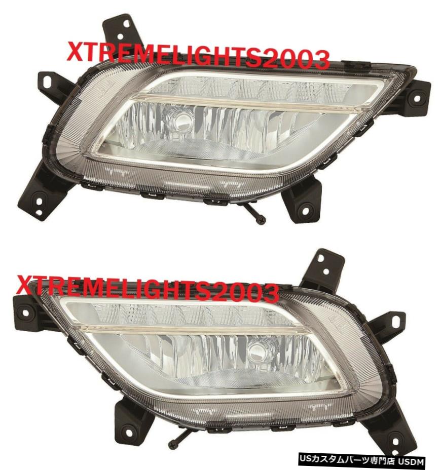 FITS KIA NIRO 2017-2018 RIGHT LEFT FOG LIGHTS BUMPER DRIVING LAMPS PAIR W /電球 FITS KIA NIRO 2017-2018 RIGHT LEFT FOG LIGHTS BUMPER DRIVING LAMPS PAIR W/BULBS