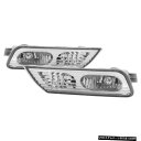 2007-2009アキュラMDXの直接交換バンパーのフォグランプランプペアの For 2007-2009 Acura MDX Direct Replacement Bumper Fog Lights Lamps Pair