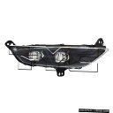 15-17クライスラー200(ブラック)右旅客CAPA用LEDフォグランプバンパーランプ LED Fog Light Bumper Lamp for 15-17 Chrysler 200 (Black) Right Passenger CAPA(2)