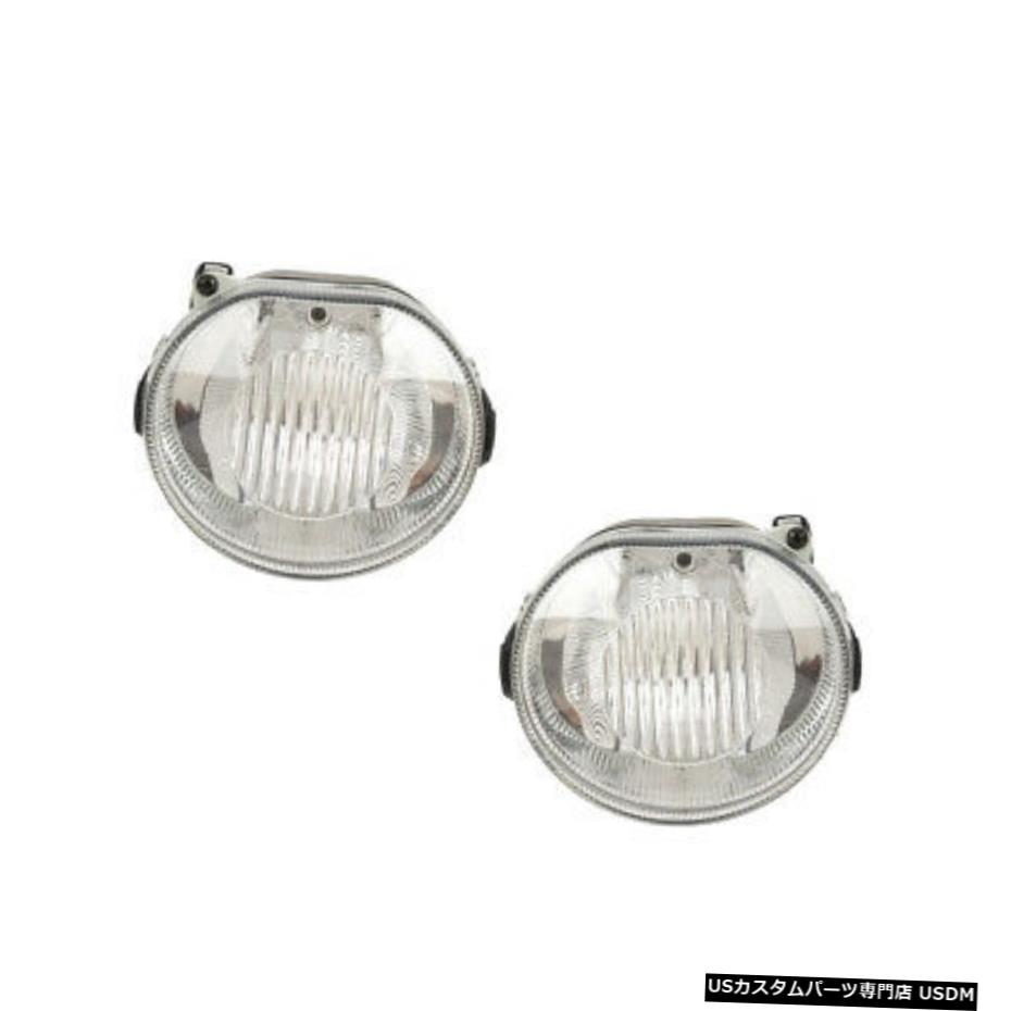 02-04ジープリバティ左＆＃038のためのフォグランプバンパーランプペアセット。正しい Fog Lights Bumper Lamps Pair Set for 02-04 Jeep Liberty Left & Right