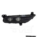 15-19クライスラー300右旅客用LEDフォグランプバンパーランプ LED Fog Light Bumper Lamp for 15-19 Chrysler ...