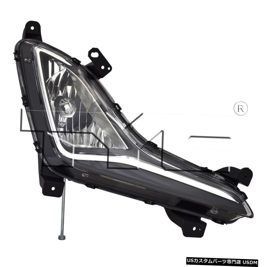 14-16ヒュンダイエラントラセダン右旅客CAPA用フォグランプバンパーランプ Fog Light Bumper Lamp for 14-16 Hyundai Elantra Sedan Right Passenger CAPA
