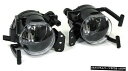 BMW X3 E83 04-06 Mバンパー用クリアカラー仕上げのフォグランプ Clear color finish fog lights for BMW X3 E83 04-06 M bumper