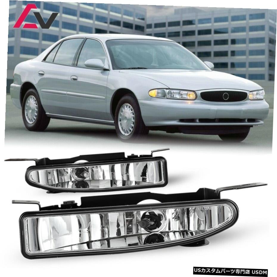 ビュイック世紀のための97から05までクリアレンズペアバンパーフォグライトランプOEの交換DOT For Buick Century 97-05 Clear Lens Pair Bumper Fog Light Lamp OE Replacement DOT