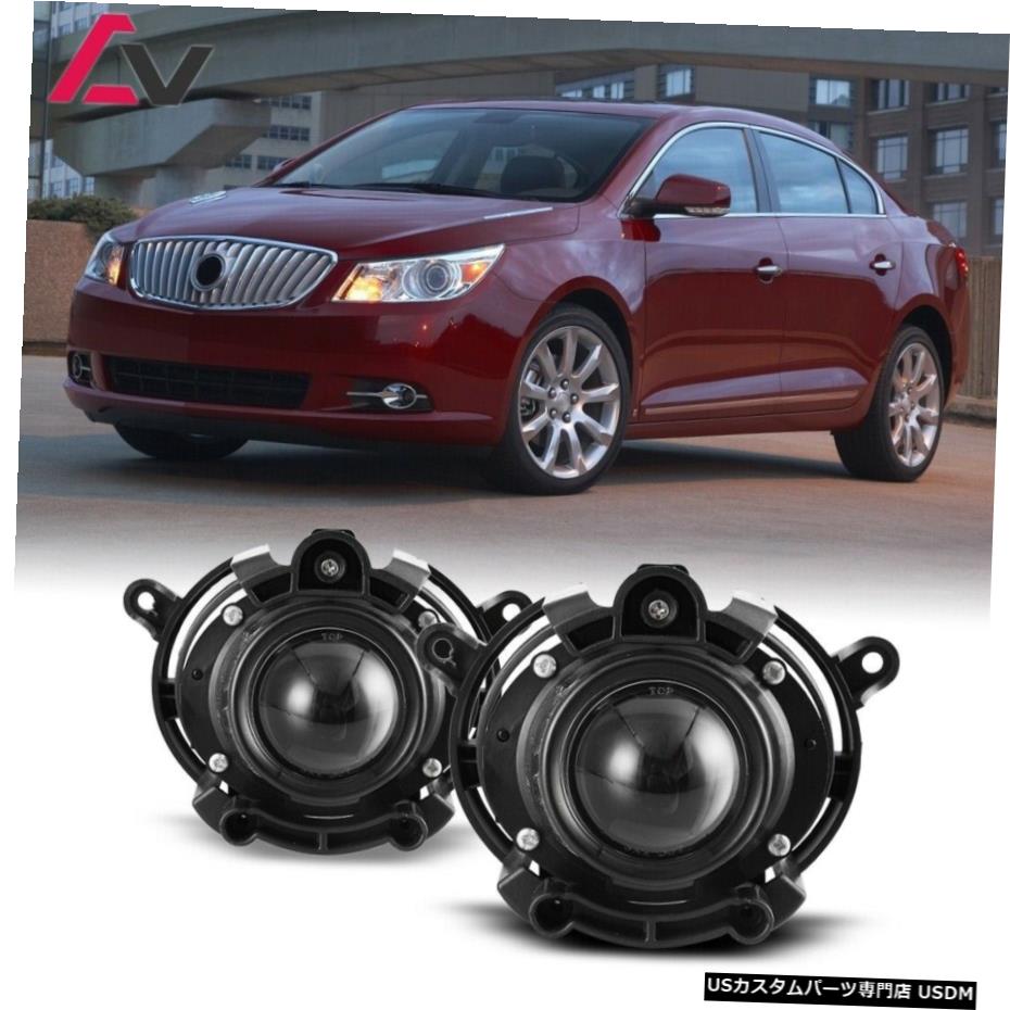 ビュイックラクロス10-13クリアレンズペアバンパーフォグライトランプOEの交換のために For Buick LaCrosse 10-13 Clear Lens Pair Bumper Fog Light Lamp OE Replacement