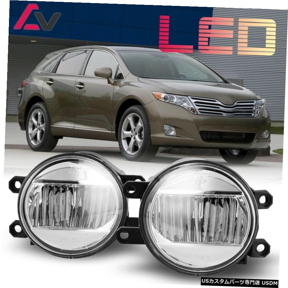 トヨタ・ヴェンザ9月14日クリアレンズペアバンパーLEDフォグランプOEの交換のためのDOT For Toyota Venza 09-14 Clear Lens Pair Bumper LED Fog Light OE Replacement DOT