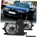 BMW E39 01-03クリアレンズペアバンパーフォグライトランプOEの交換DOT電球用 For BMW E39 01-03 Clear Lens Pair Bumper Fog Light Lamp OE Replacement DOT Bulb(2)