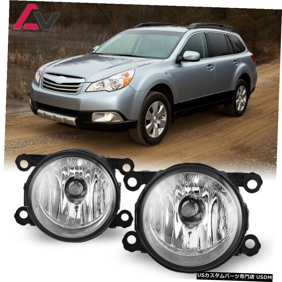 Х륢ȥХå10-12ꥢ󥺥ڥХѡե饤ȥOEθ򴹤Τ For Subaru Outback 10-12 Clear Lens Pair Bumper Fog Light Lamp OE Replacement