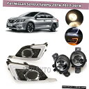 2016 2017 2018ランプ+フォグランプ日産セントラシルフィを実行しているLED DRL昼間 LED DRL Daytime Running Lamp ...