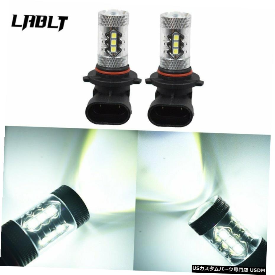 ȥ西05-11եפŵ6000Kۥ磻80W LEDŵ9145 CA For Toyota Tacoma 05-11 Fog Lights bulbs 6000K White 80W LED Bulbs 9145 CA