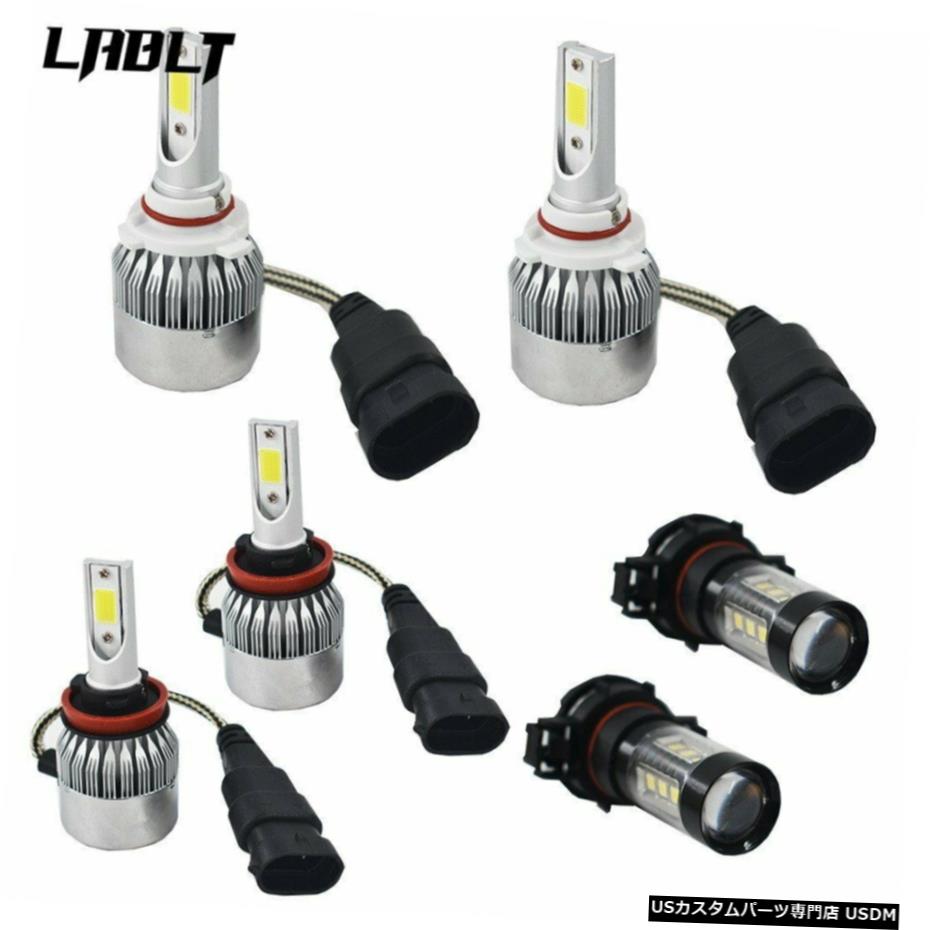 H11 9005 LEDヘッドライトのHi /低+ 2007年から2015年シボレーシルバラード1500年の米国のためのフォグランプ H11 9005 LED Headlight Hi/low + Fog Lights for 2007-2015 Chevy Silverado 1500 US 1