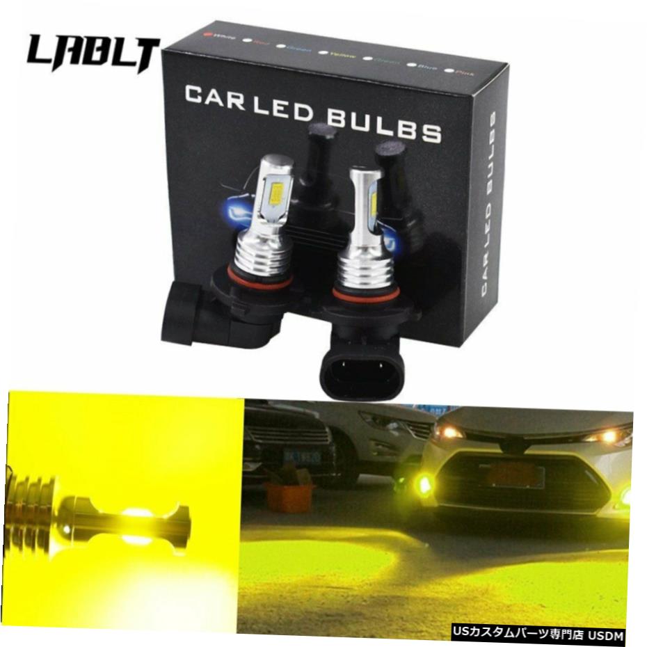 9006 HB4 3000K黄色LED 100Wスーパーブライト霧運転電球キット新 9006 HB4 3000K Yellow LED 100W Super Bright Fog Driving Light Bulb Kit New