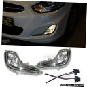 HYUNDAI 2011年のOEM部品フォグライトランプ(L + Rセット) - 2016年SolarisのアクセントVernaで OEM Parts Fog ...