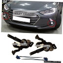 HYUNDAI 17-18エラントラADためのOEM純正部品バンパーフォグライトランプアッシーRH LH OEM Genuine Parts Bumper Fo...