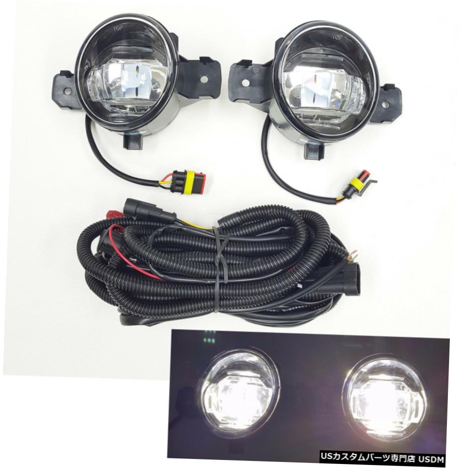 内蔵LEDフロントバンパークリアレンズDRLフォグランプキット2013インフィニティJX35について Built-in LED Front Bumper Clear Lens DRL Fog Light Kit For 2013 Infiniti JX35