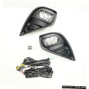 20-21トヨタハイランダークリアレンズ前面LEDフォグライトのw /ベゼルスイッチの配線の For 20-21 Toyota Highlander Clear Lens Front LED Fog Light w/ Bezel Switch Wires(2)