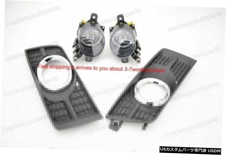 2010-2015のためのキャデラックSRXクリアレンズフォグライトドライビングランプ+電球+ベゼル For 2010-2015 Cadillac SRX Clear Lens Fog Light Driving Lamp+Bulbs+ Bezel