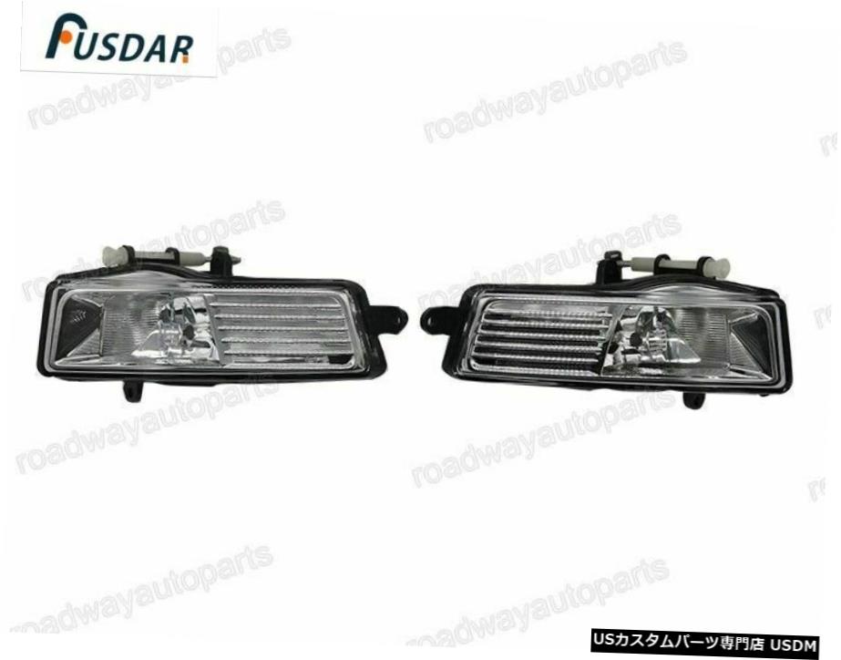 1Pair左＆＃038;アウディA6 2009年から2011年のための右フロントバンパーフォグランプランプ 1Pair Left & Right Front Bumper Fog Lights Lamps for Audi A6 2009-2011