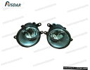 トヨタヤリス3ドア2006年から2010年のための1Pairクリアレンズのフォグランプバンパーランプ 1Pair Clear Lens Fog Lights Bumper Lamps for Toyota Yaris 3 Door 2006-2010