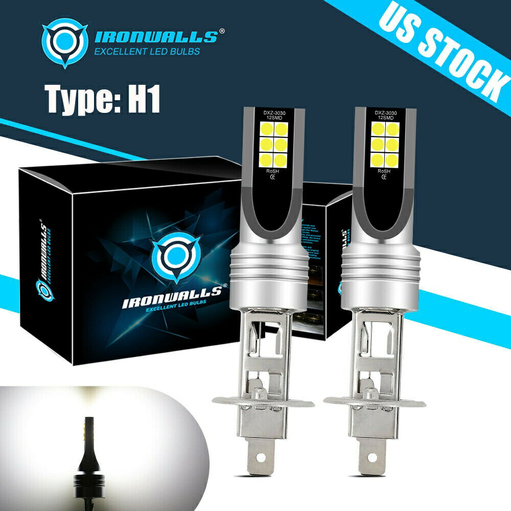 P145S H1 LEDスーパーブライト霧電球インフィニティG35 G37 2006年から2007年08から2010のため P145S H1 LED Super Bright Fog Light Bulbs for Infiniti G35 2006-2007 G37 08-2010