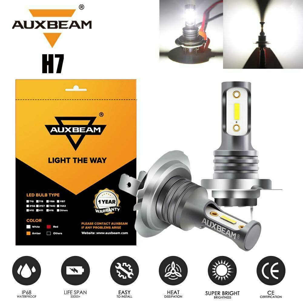 2X H7 3030 LEDŵϥӡХ֥å6000Kۥ磻55W 6000LMե饤ȥ 2X H7 3030 LED Bulb High Low Beam Bulb Kit 6000K White 55W 6000LM Fog Light Lamp