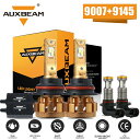 4倍AUXBEAM LEDヘッドライトCANバス9007 + 9145のフォグランプフォードレンジャー2001年から2011年のために 4x AUXBEAM L...