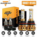 4X AUXBEAM LEDヘッドライト9007ダッジ・キャラバングランドキャラバンのための9145霧2001年から2007年 4X AUXBEAM LED H...