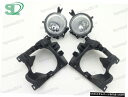 1セットLH + RHフォグヘッドライトランプブラケットW /球根についてポルシェカイエン2008年から2010年 1Set LH+RH Fog Driving...
