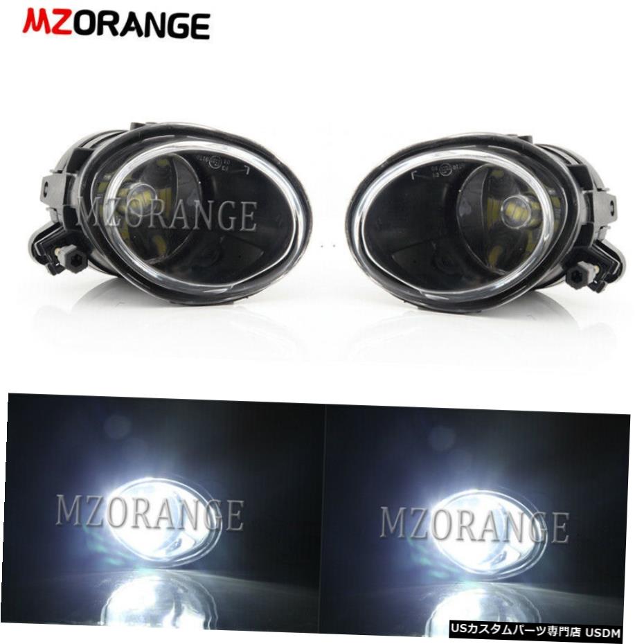 BMW E39 M5 E46 M3 1998年から2004年2005年の左 右のLED Blubsバンパーフォグライトランプ Left Right LED Blubs Bumper Fog Lights Lamp for BMW E39 M5 E46 M3 1998-2004 2005