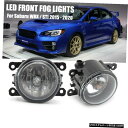 LEDフォグライトランプ用スバルWRX / STI 2015枚の16-2020クリアレンズ交換PAIR LED Fog Light Lamp For Subaru WRX / STI 2015 16-2020 Clear Lens Replacement PAIR