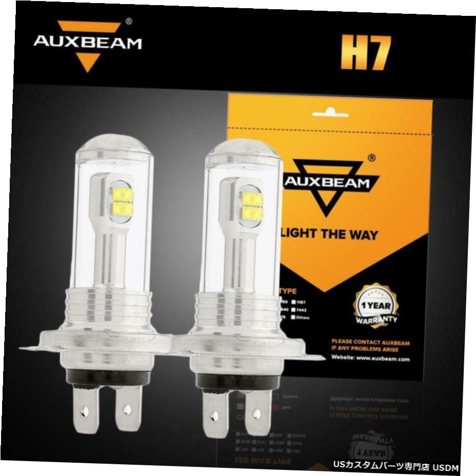 AUXBEAM H7 CANХǥ40W 4000LM LEDŵե6000Kۥ磻ȥ饤HIDå AUXBEAM H7 Canbus Decoder 40W 4000LM LED Bulb Fog Lamp 6000K White Light HID Kit