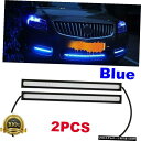 2倍防水17センチメートルCOB車のLEDライト12V用DRLフォグランプランプ駆動明るいです 2x Waterproof 17cm COB Car LED Lights 12V For DRL Fog Light Driving Lamp Bright