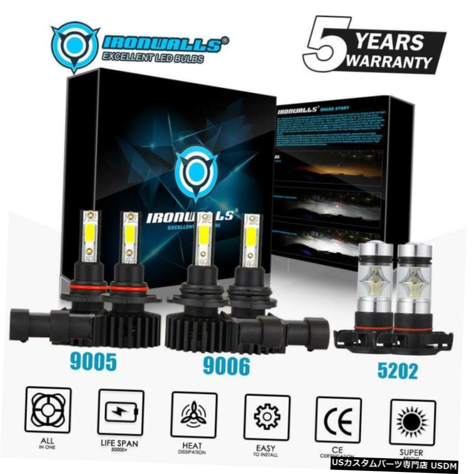 ホンダシビック2004-2015のための9005 9006 5202 LEDヘッドライトバルブのHi-Loのビームフォグランプ 9005 9006 5202 LED Headlight Bulb Hi-Lo Beam Fog Light for Honda Civic 2004-2015