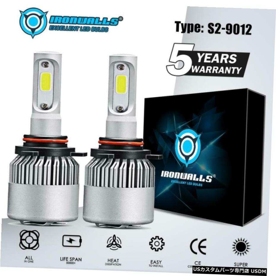 IRONWALLS 9012 HIR2 LEDإåɥ饤ȥХ֥ϥ/ӡե2000W 6000K IRONWALLS 9012 HIR2 LED Headlight Bulb High/Low Beam Fog Light 2000W 6000K