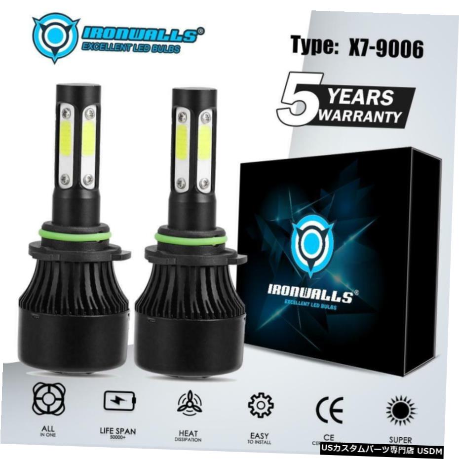 ۥ902012ӥå2004ǯ2015ǯΤ9006 HB4 4LEDإåɥ饤ȵ庬å 9006 HB4 4-Side LED Headlight Bulbs Kit for Honda Accord 90-2012 Civic 2004-2015