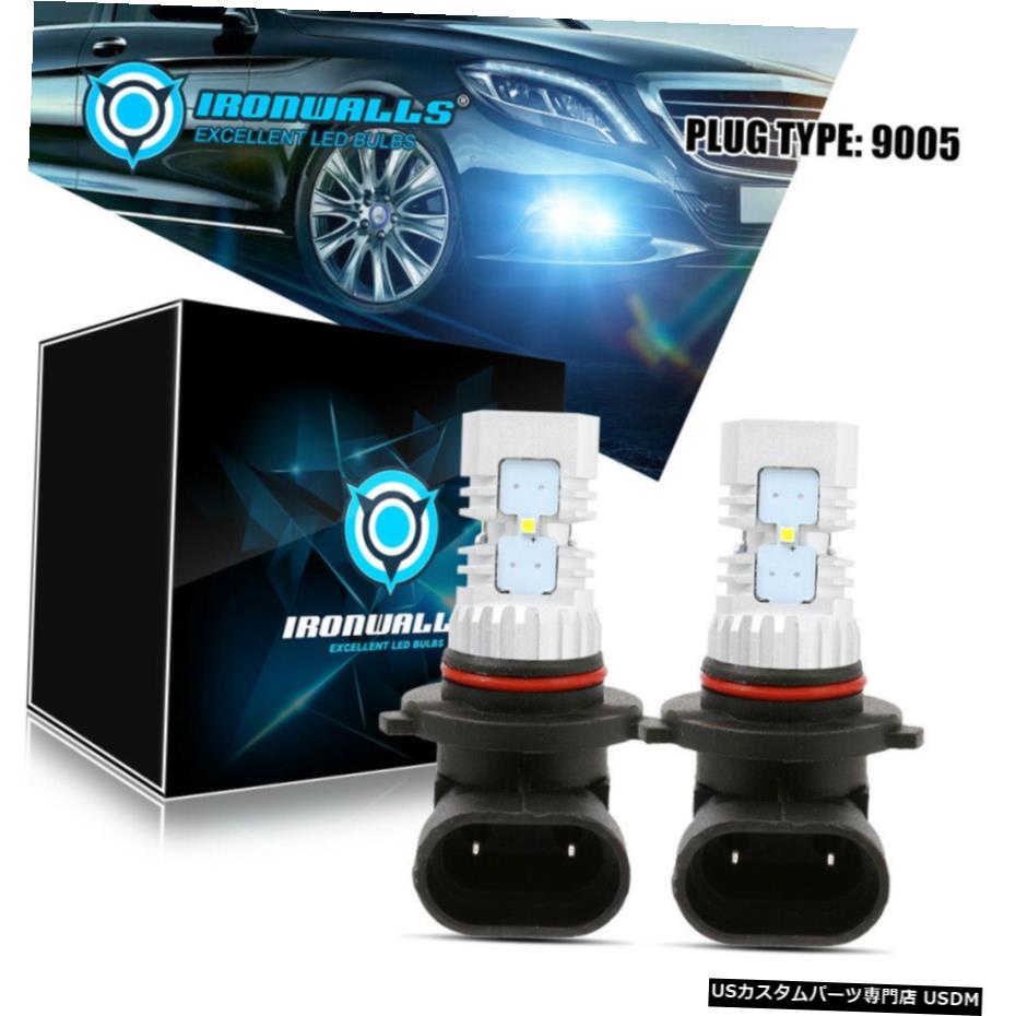 IRONWALLSȥ西ɥ2000 2002 2006 9005 9006LEDեŵ6000K IRONWALLS 9005 9006 LED Fog Light Bulbs 6000K for Toyota Tundra 2000 2002 2006