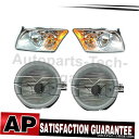 キャリバー4のTYCヘッドライトアセンブリフォグライトアセンブリは、左右のセット TYC Headlight Assembly Fog Light Assemb...