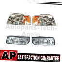 遠征のために4のTYCヘッドライトアセンブリフォグライトアセンブリは、左右のセット TYC Headlight Assembly Fog Light Assem...