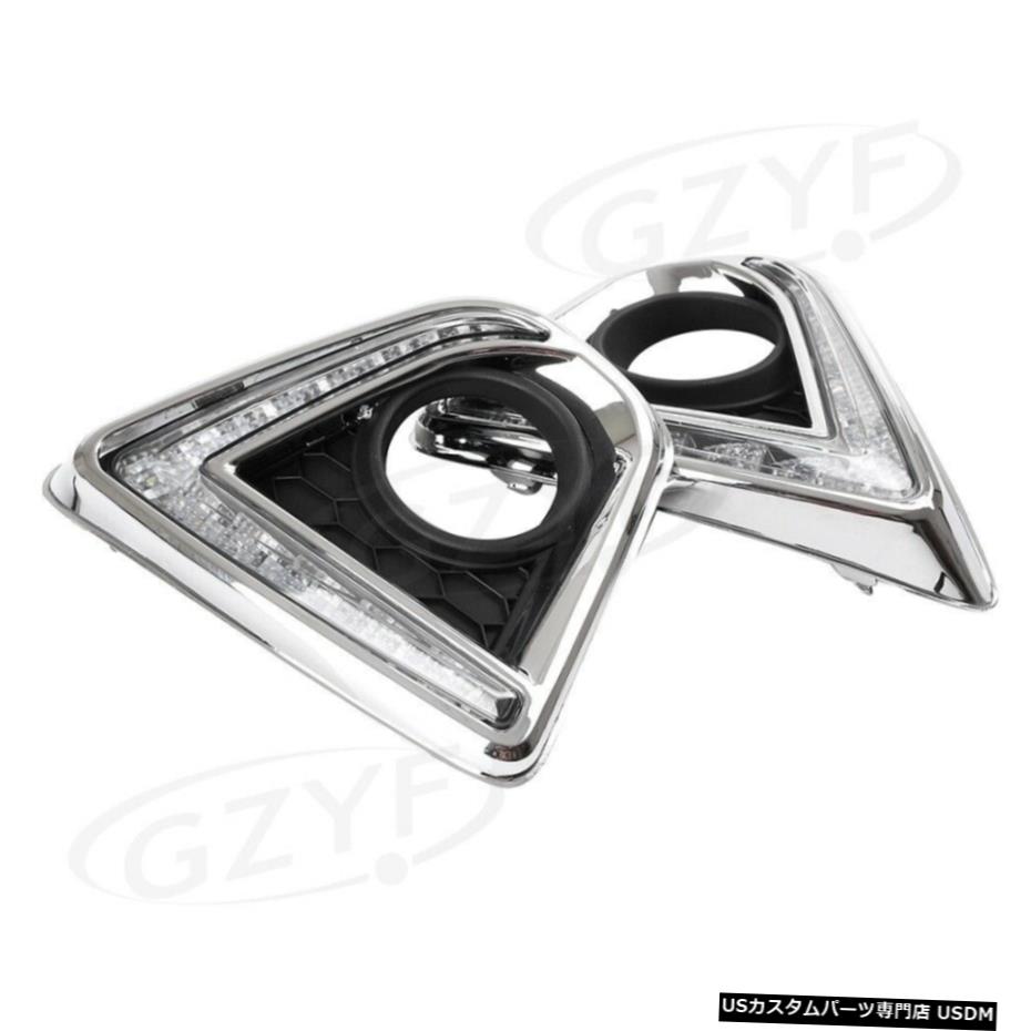 実行2PCSカー12-LED昼間フォグランプDRLランプのためのマツダCX-5 2013 2014 2015 2pcs Car 12-LED Daytime Running Fog Light DRL Lamp For Mazda CX-5 2013 2014 2015