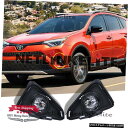 TOYOTA RAV4のためにペアをクリアフォグランプ2016 2017 2018 DRLドライビングランプW /スイッチ Pair Clear Fog Lights For TOYOTA RAV4 2016 2017 2018 DRL Driving Lamps W/Switch(2)