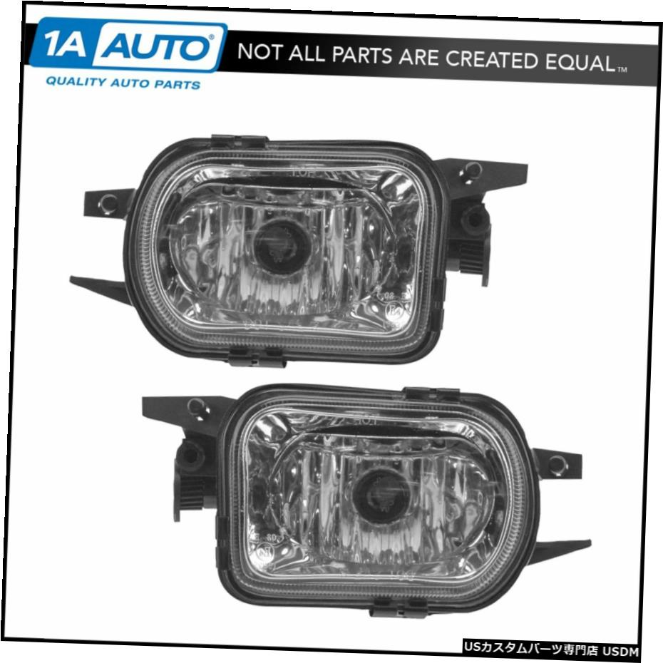 パフォーマンスはW203 C CL SLKクラスの新しいのためのクリアレンズフォグライトランプペアのアップグレード Performance Upgrade Clear Lens Fog Light Lamp Pair for W203 C CL SLK Class New