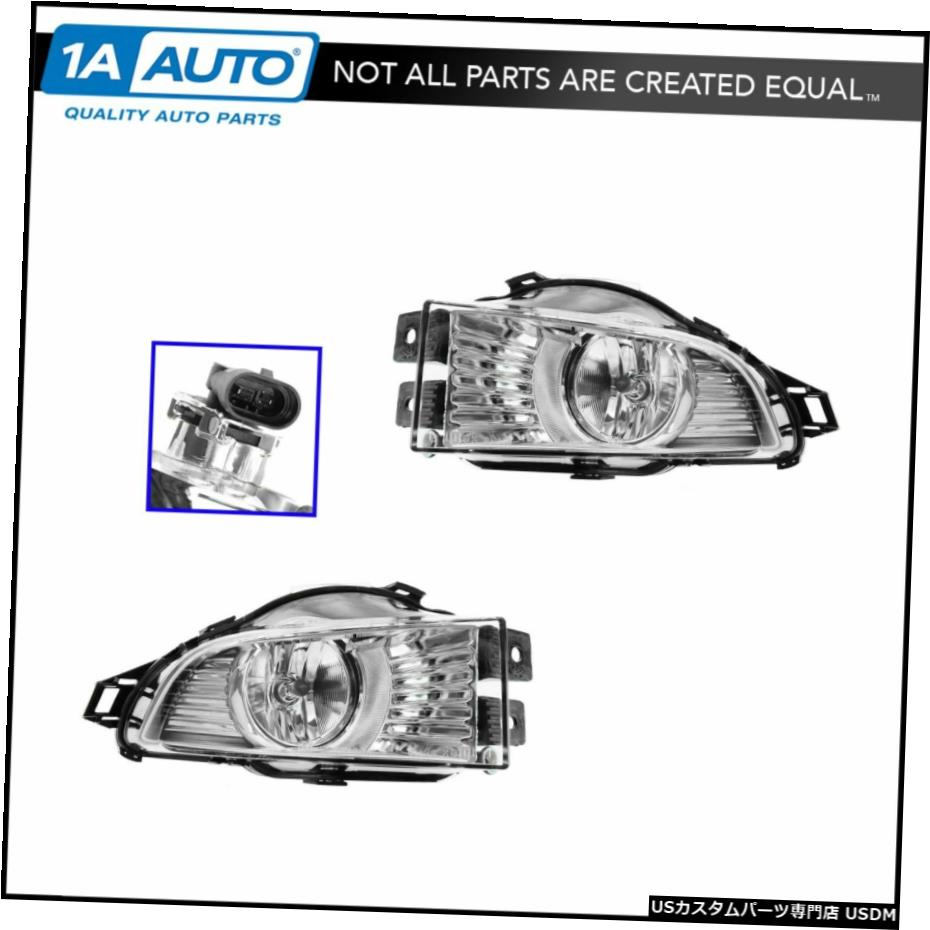 霧ドライビングライトランプ左LH＆＃038; 11-13ビュイックリーガルのための右RHペアセット Fog Driving Lights Lamps Left LH & Right RH Pair Set for 11-13 Buick Regal