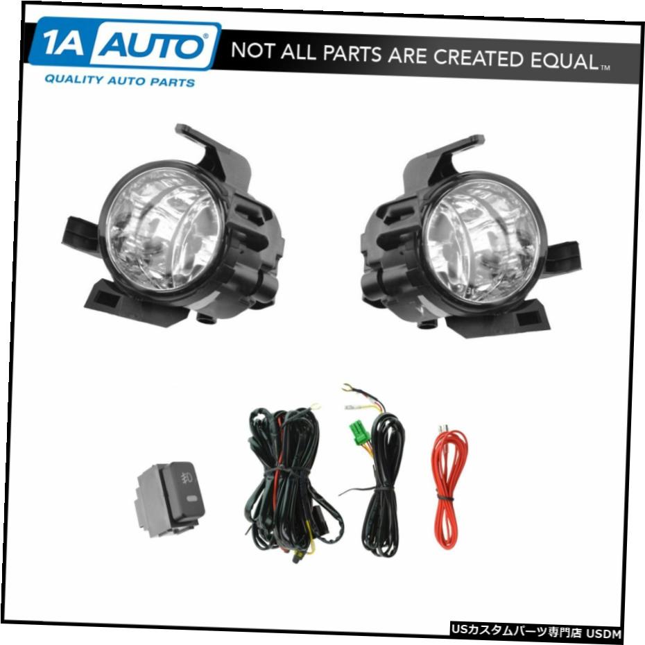 ȥƥޤΥåץ졼ɥꥢ󥺥եŵΥååȤΥåȤɲäޤ Add On Upgrade Clear Lens Fog Light Bulb Switch Wiring Kit Set for Quest Altima