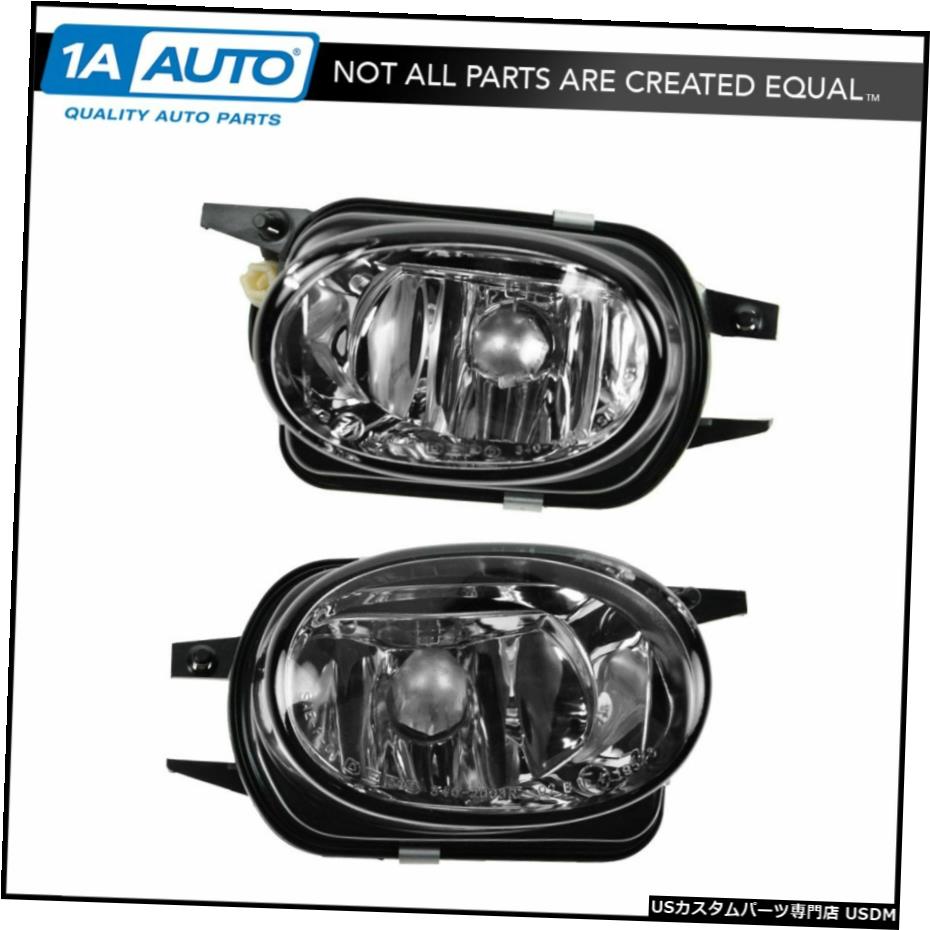 バンパーはMB C CL CLK E Sクラスの2 NEWの霧ドライビングライトペアセットをマウント Bumper Mounted Fog Driving Light Pair Set of 2 NEW for MB C CL CLK E S Class