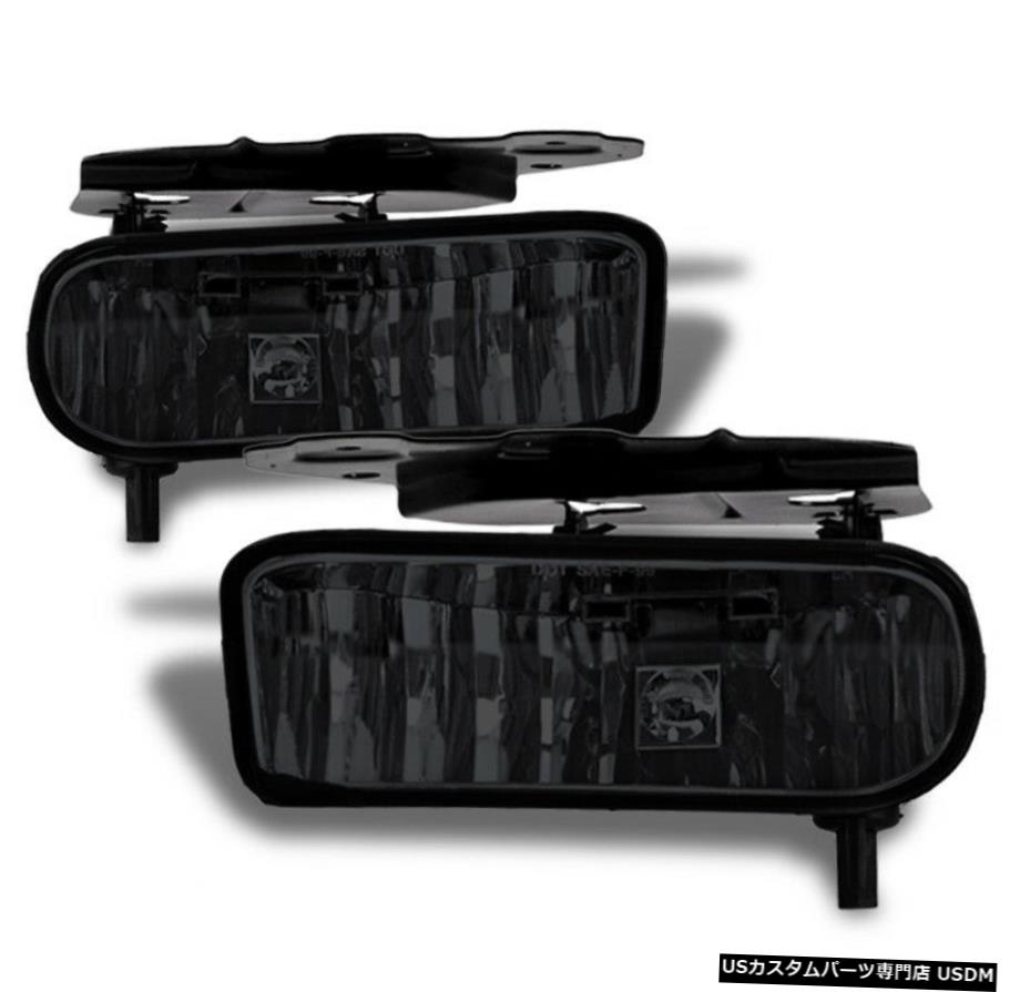 2002-2006 CADILLAC ESCALADEバンパーの置換えFOGライトランプ煙L + R新しいペア 2002-2006 CADILLAC ESCALADE BUMPER REPLACEMENT FOG LIGHT LAMP SMOKE L+R NEW PAIR