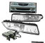 2002-2003 ACURA TL CHROMEեȥХѡեץ׶ưW / 6000K HID FOR FOR 2002-2003 ACURA TL CHROME FRONT BUMPER FOG LIGHTS DRIVING LAMP W/6000K HID