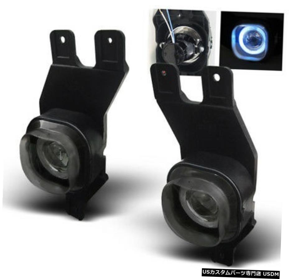 1999-2004 FORD F-250/2000 + EXCURSION HALO PROJECTOR LOWER BUMPER FOGライトスモーク 1999-2004 FORD F-250/2000+ EXCURSION HALO PROJECTOR LOWER BUMPER FOG LIGHT SMOKE
