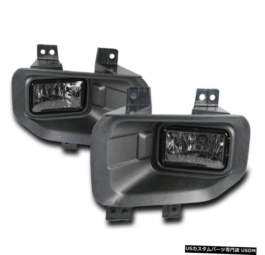 2015-2017 FORD F-150 FRONTのSMOKE LOWER BUMPER DRIVINGフォグランプ+ HARNESS +スイッチ 2015-2017 FORD F-150 FRONT SMOKE LOWER BUMPER DRIVING FOG LIGHTS+HARNESS+SWITCH