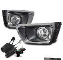 2014-2016 FORESTER XT FOR BUMPER CHROME DRIVING FOG LIGHT LAMP + 50W 8KキセノンHID B...