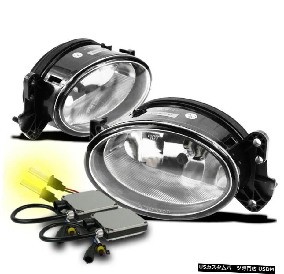 07 08 09 MERCEDES-BENZ W211 E-CLASS BUMPER DRIVING FOG LIGHT CHROME W / 3K HID SET 07 08 09 MERCEDES-BENZ W211 E-CLASS BUMPER DRIVING FOG LIGHT CHROME W/3K HID SET